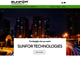 sunfor.co.za screenshot