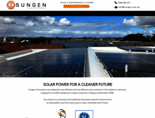 sungen.com.au screenshot