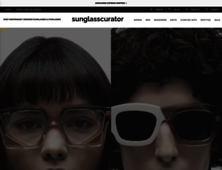sunglasscurator.com screenshot