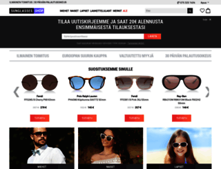 sunglasses-shop.fi screenshot