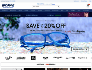 sunglasses.go-optic.com screenshot
