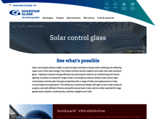sunguardglass.com screenshot