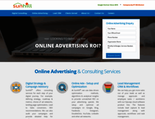 sunhill.in screenshot