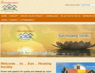 sunhousingsociety.com screenshot