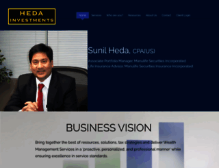 sunilheda.com screenshot
