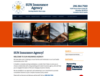 suninsuranceagency.com screenshot