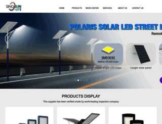 sunland-led.com screenshot