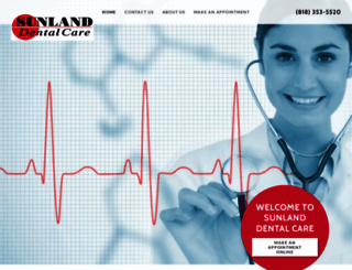 sunlanddentalcare.com screenshot