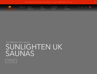 sunlightensaunas.co.uk screenshot