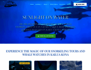 sunlightonwater.com screenshot