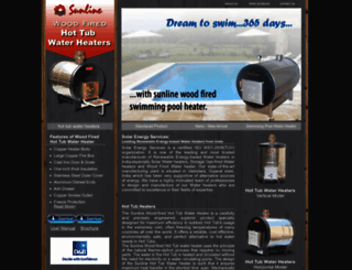 sunlinehottubheater.com screenshot