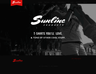 sunlineproducts.com screenshot