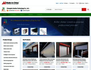 sunlineshutter.en.made-in-china.com screenshot