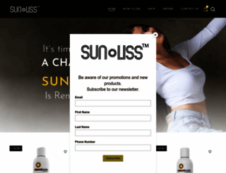 sunliss.com screenshot