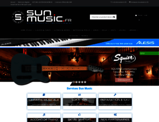 sunmusic.fr screenshot