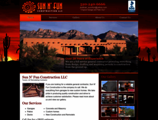 sunnfunconstruction.com screenshot