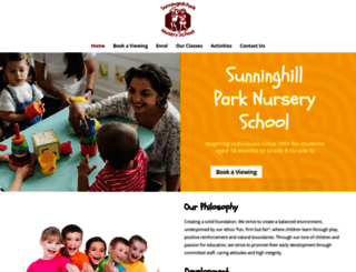sunninghillnurseryschool.co.za screenshot