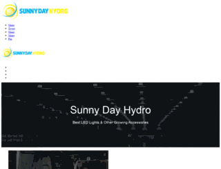sunnydayhydro.com screenshot