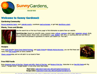 sunnygardens.com screenshot