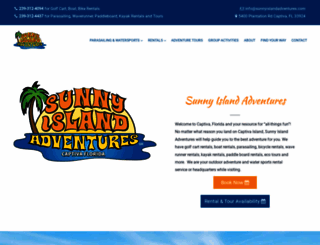 sunnyislandadventures.com screenshot