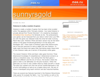 sunnyrsgold.mee.nu screenshot