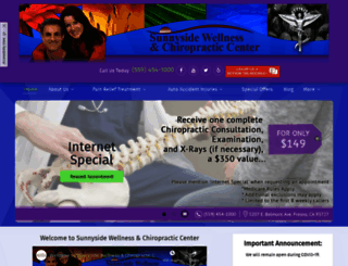 sunnysidechiropractic.com screenshot