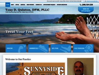 sunnysidefoot.com screenshot