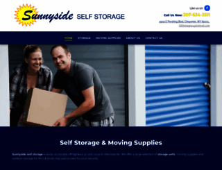 sunnysideselfstorage.com screenshot