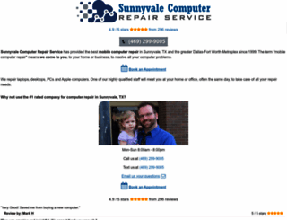sunnyvalecomputerrepairservice.com screenshot