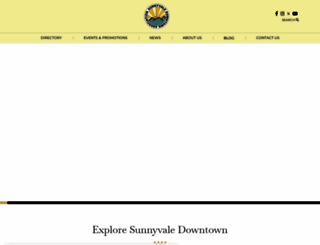 sunnyvaledowntown.com screenshot