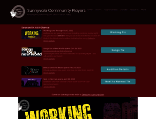 sunnyvaleplayers.org screenshot