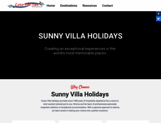 sunnyvillaholidays.com screenshot