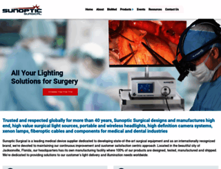 sunopticsurgical.com screenshot