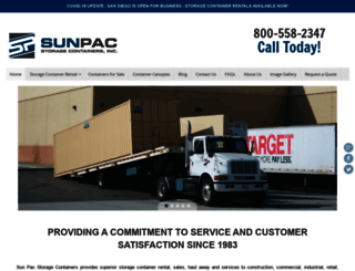 sunpaccontainers.com screenshot