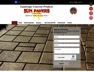 sunpavers.com screenshot