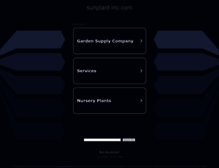 sunplant-inc.com screenshot
