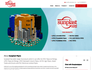 sunplastpipes.com screenshot