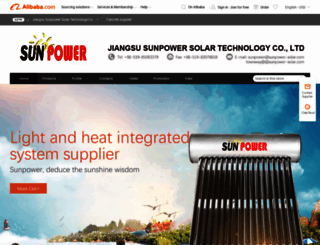sunpower-solar.en.alibaba.com screenshot