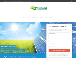 sunpowered.co.uk screenshot