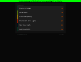 sunpulselamps.com screenshot