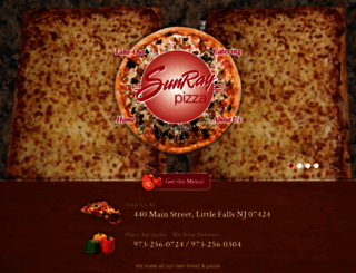 sunraypizza.com screenshot