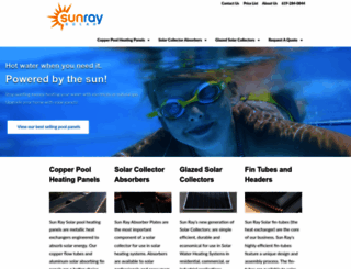 sunraysolar.com screenshot