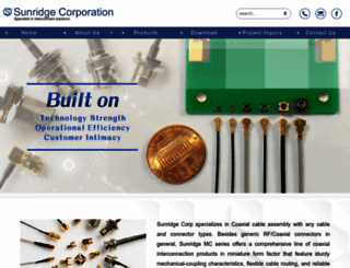 sunridgecorp.com screenshot