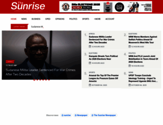 sunrise.ug screenshot