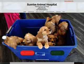 sunriseanimalhospital.ca screenshot