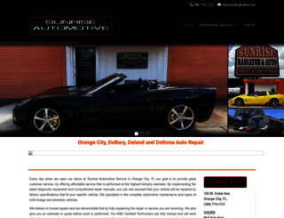 sunriseautomotiveservice.com screenshot