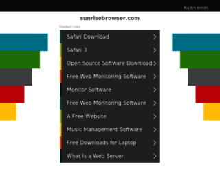 sunrisebrowser.com screenshot