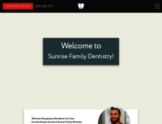 sunrisefamilydentistry.com screenshot