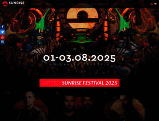 sunrisefestival.pl screenshot