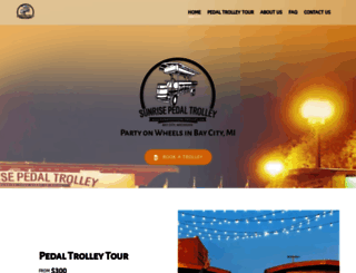 sunrisepedaltrolley.com screenshot